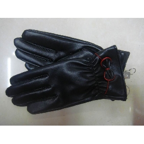 Wholesale women's pu Gloves And Mittens Fashion Accessories with cute opening design 9cen30