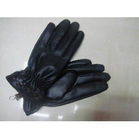 Wholesale Men's Fashionable Accessories woolen Gloves And Mittens black color