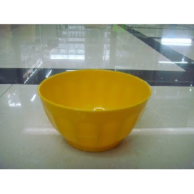 Wholesale Yellow tableware cookware striped melamine bowls with reasonable price_9cfn12