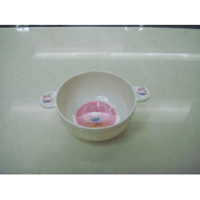 Wholesale Rabbit printed nice design high quality melamine bowls with handles 9cfn19