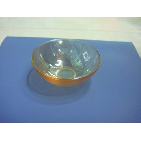Wholesale Glass made simple design round widely used orange glassware bowl 9cfn24