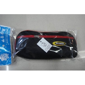 Wholesale Black Pencil Cases With Useful And Red Brim In Popular Style