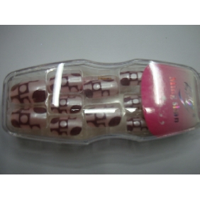 Wholesale fashion women style artificial nails in hundreds colors for choose