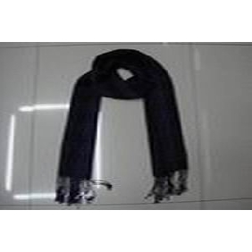 Wholesale Fashionable ladies' black polyester plain scarves neckwear