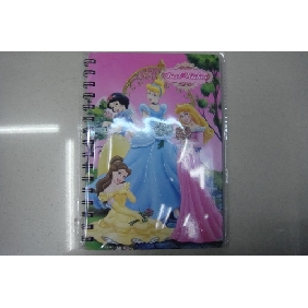 Wholesale A5 80 Sheets Diary Book With Pricess Ornaments For Little Girls