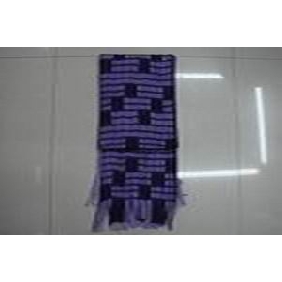 Wholesale Pop[ular purple&black plaid acrylic&cashmere man's hotsale scarves neckwear 9cin26