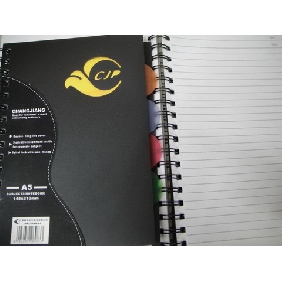 Wholesale 120 Sheets Pop Seller Cardboard Cover Business Spiral Notebooks