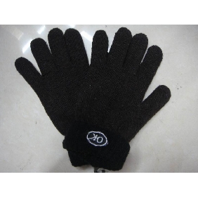 Wholesale Men Style OK Print Polyester Material 2010 New Design Top Sale Gloves