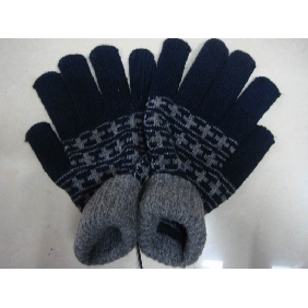 Wholesale Men Style Polyester Material 2010 New Design Top Sale Gloves