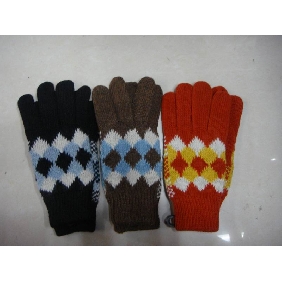 Ladies Style Polyester Material 2010 New Design Top Sale Gloves