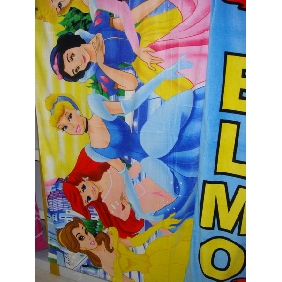 Wholesale beach towel with nice looking princess good materials fashion model cotton products
