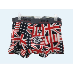 Wholesale 95% cellulosic 5% urethane elastic fibre colorful men underwear