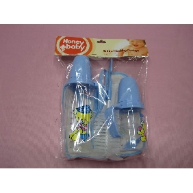 Wholesale blue cute bear unisex honey baby bottle