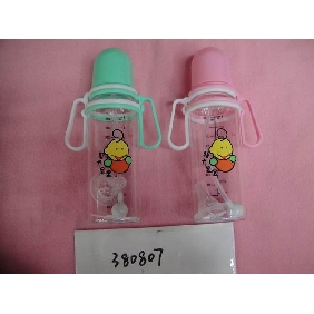 Moveable two-handled cartoon feeding bottle (large-sized, 250ml)