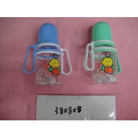 Wholesale Moveable two-handled cartoon feeding bottle (small-sized, 125ml)