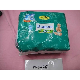 Wholesale soft Baby diapers in transparent bags,small size