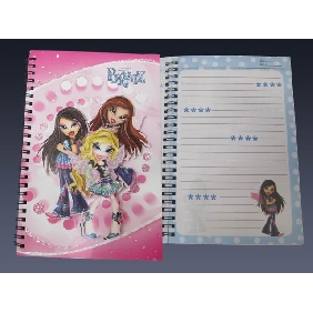 Wholesale girl's favorite Spiral Winding Notebook with fashion ladies