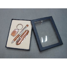 Wholesale Cased Excellent Assembled Ball Pen Three-Piece Set