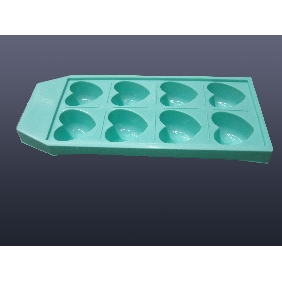 Wholesale Heart-Shape Plastic Ice Mould, ice mold, ice cube mould