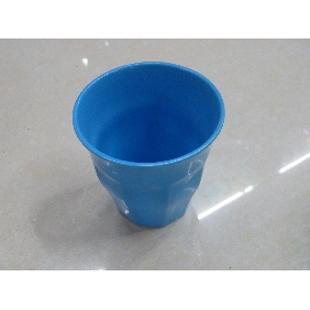 Blue melamine cup