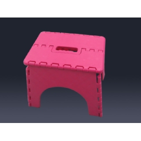 Wholesale convenient pink folding plastic chair for travelling and camping