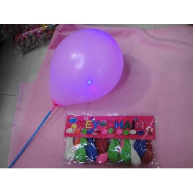 Wholesale glowing colorful ballons with new package kids toy