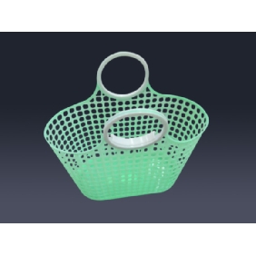 Wholesale green multi-purpose plastic bag for vegetables