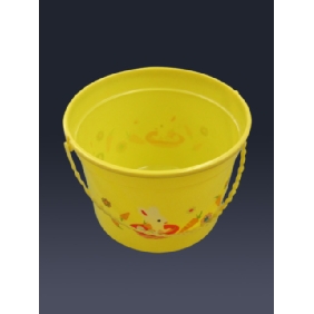 cartoon yellow promotional Plastic cask, Plastic Buckets