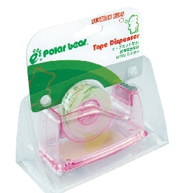 gracefully plastic Tape Dispenser for office, school and home, pink