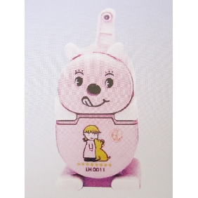 New style plastic pencil sharpener with cute bear house design