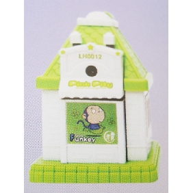 Wholesale New style lovely villa plastic pencil sharpener for kids