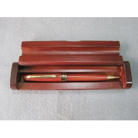 Wholesale Promotional ballpoint pen parker box case, red maple,1 parker