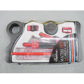 Wholesale Quality Maths set & carry case, Super Stationery Set (10PC/set)