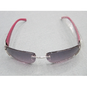Wholesale 2010 new fashionable style Men's rimless sunglasses with copper bridge