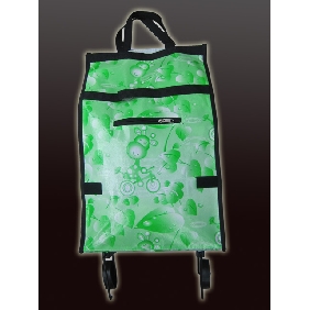Wholesale Reusable Non-Woven Shopping Bag with PP lamination green