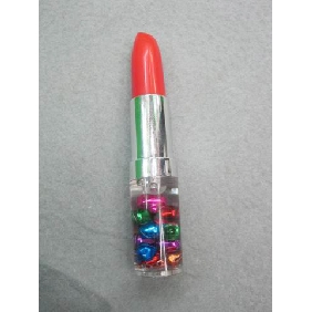 Wholesale Promotional cartoon flash plastic children's blue lipstick-shape ball pen