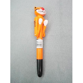 Wholesale Promotional animal plastic children's blue stick ball pen/ ballpoint