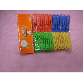 Wholesale 20 Unused Multicolor Plastic Laundry Clothes Clips Pins Pegs New