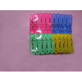 Wholesale 20 PCS Multicolor Plastic Pegs Durable Clothes Clips
