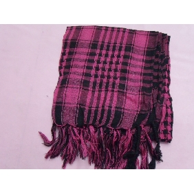 Wholesale DARK RED SOFT FASHION KNITTED HOUNDSTOOTH NECK SCARF SHAWL WRAP