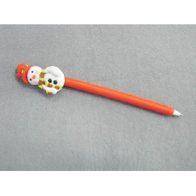 Wholesale Fancy promotional colorful animal polymer clay children's blue ball pen/ ballpoint