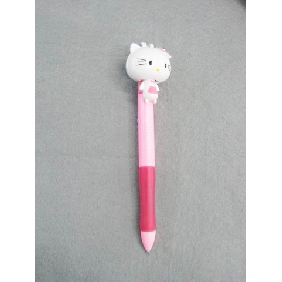 Fancy promotional colorful animal polymer clay children's blue ball pen/ ballpoint