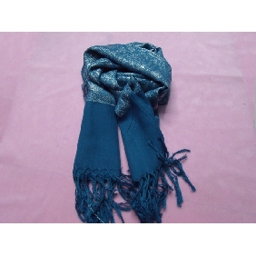 Wholesale Ladies Hand Knitted Scarf with lucky clouds design on the surface