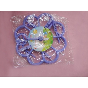 Flower Design Plastic Multifunction Laundry Hanger