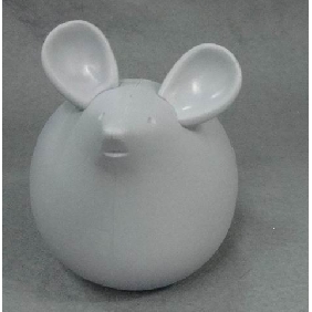 Wholesale rabbit-shape white pen container