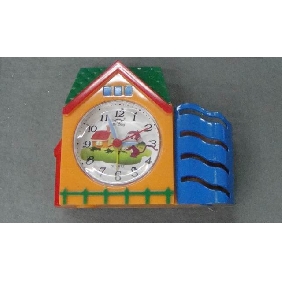 Wholesale house-shape orange pen container