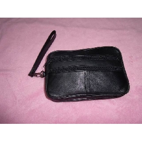 Wholesale High-quality Genuine Leather Double-zipper Head Briefcases With Two Zippers In The Back