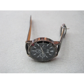 Wholesale 2010 Promotional Newly design decorative classical nobler men's electronic wrist watch with PU watchband