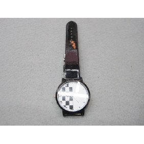 Wholesale 2010 Promotional Newly design decorative fashion nobler electronic wrist watch with black PU watchband