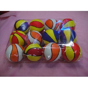 Wholesale Multi-colored Stripped PO Ball Made For Children's Practise